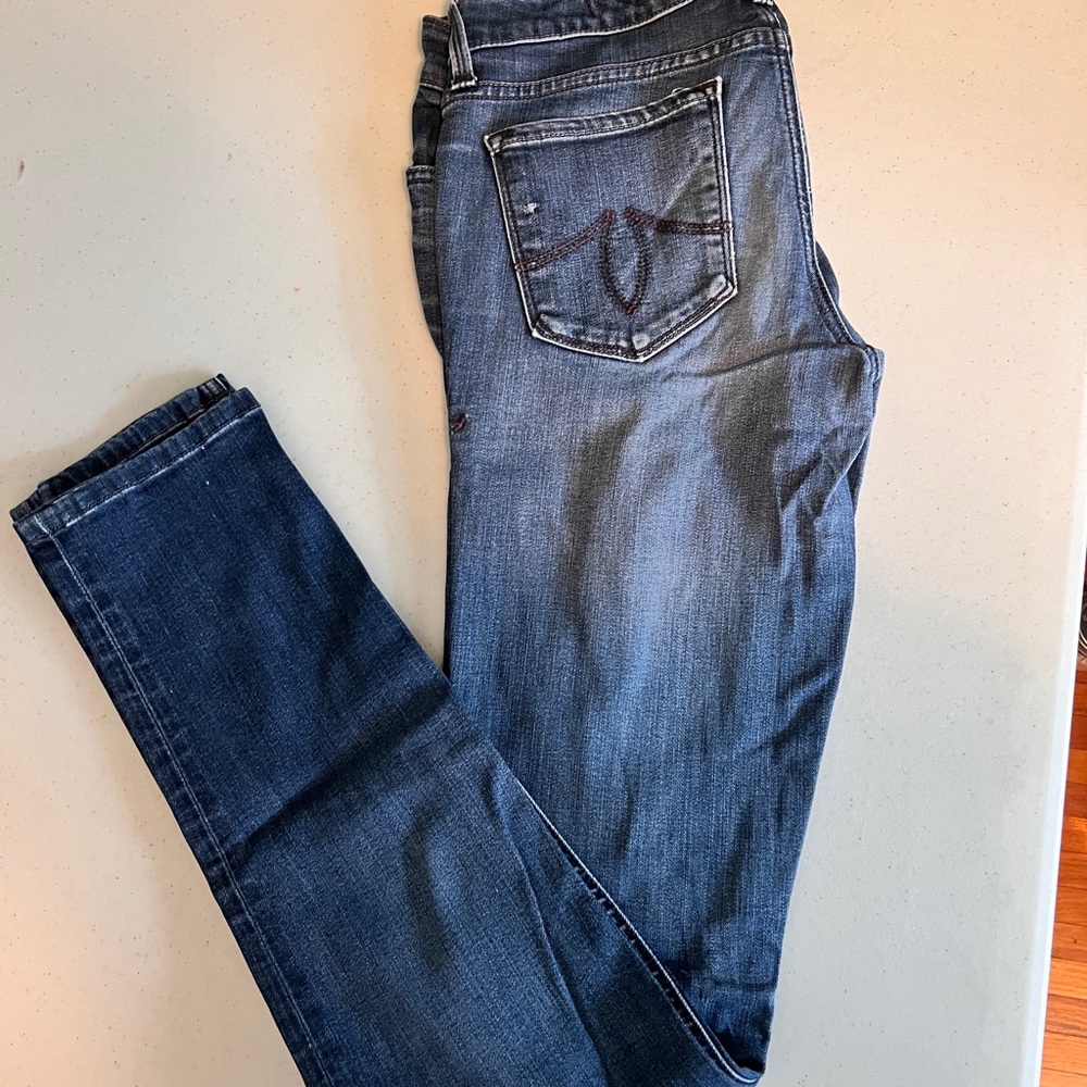 Level 99 Blue Skinny Jeans Classic Fit
